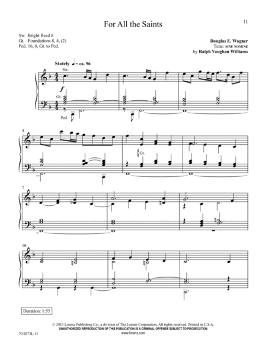 Joys Are Flowing Joys Are Flowing Organ Solo scores gallery preview page 6