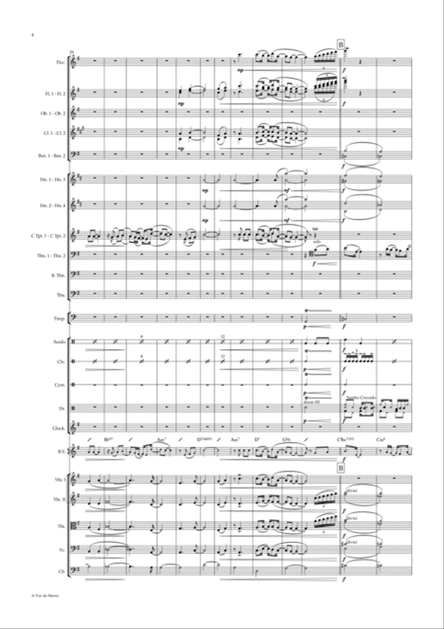 A Voz Do Morro A Voz Do Morro Full Orchestra scores gallery preview page 4