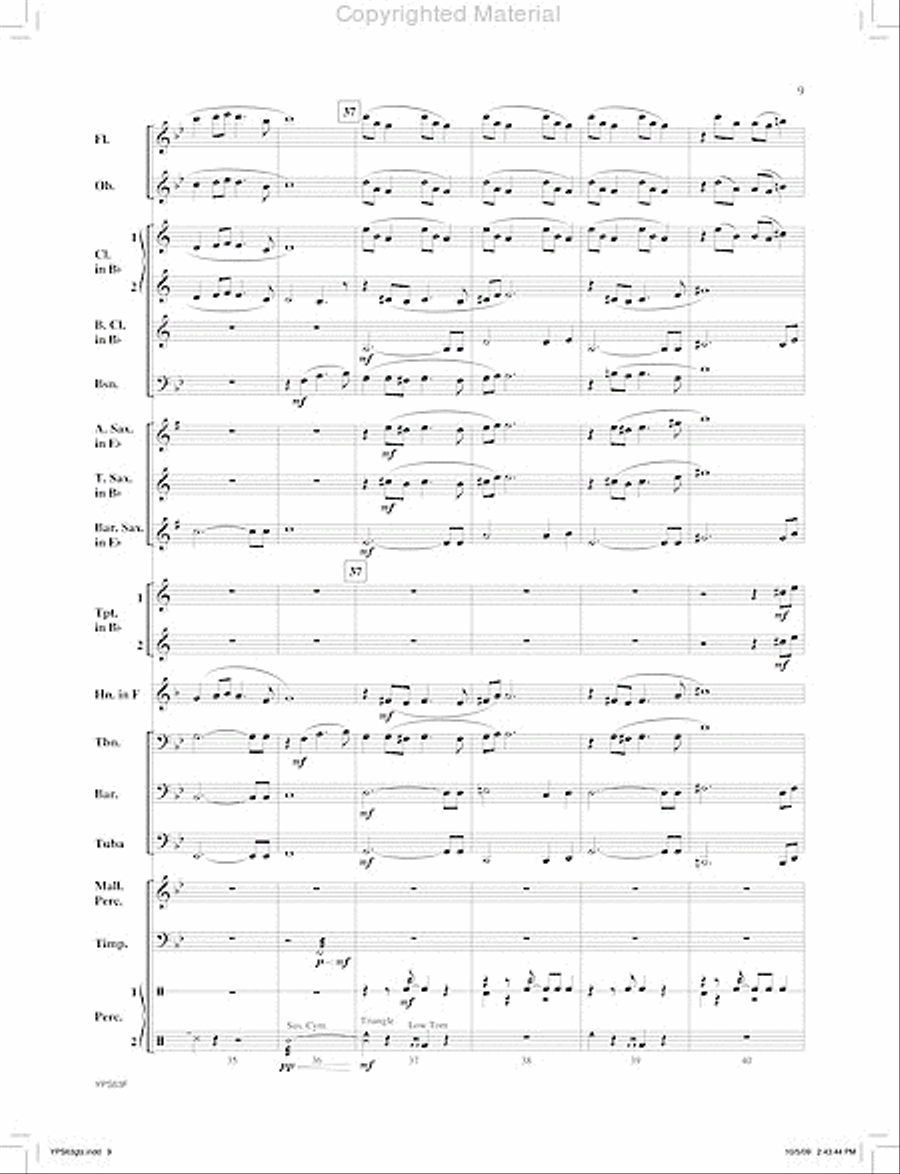 For Our Heroes Concert Band scores gallery preview page 10