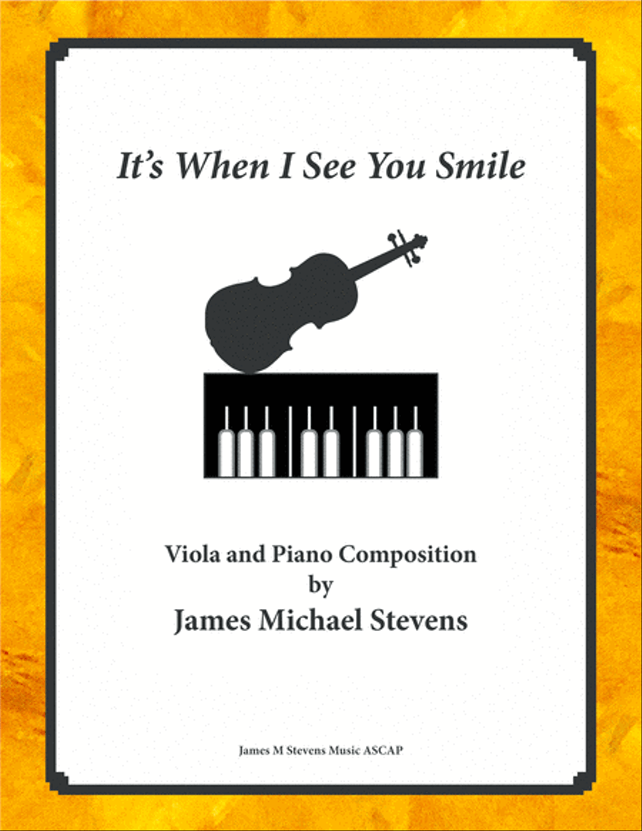 It's When I See You Smile - Viola & Piano Viola scores gallery preview page 1