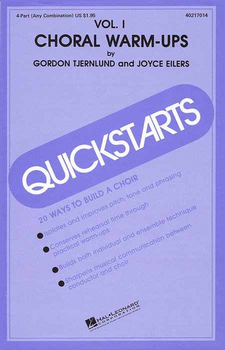 Quickstarts Choral Warm-Ups (Vol. I) (6-PACK)