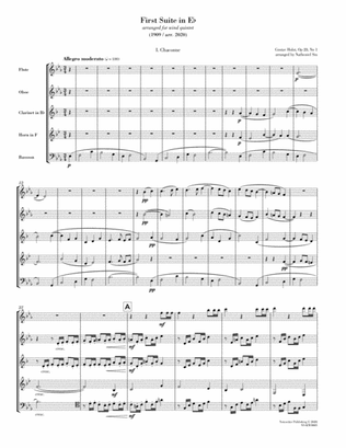 First Suite in Eb (arr. for wind quintet)