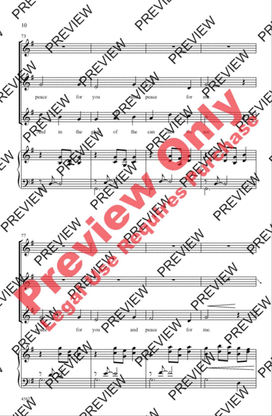 Candlelight Canon Candlelight Canon 2-Part scores gallery preview page 9
