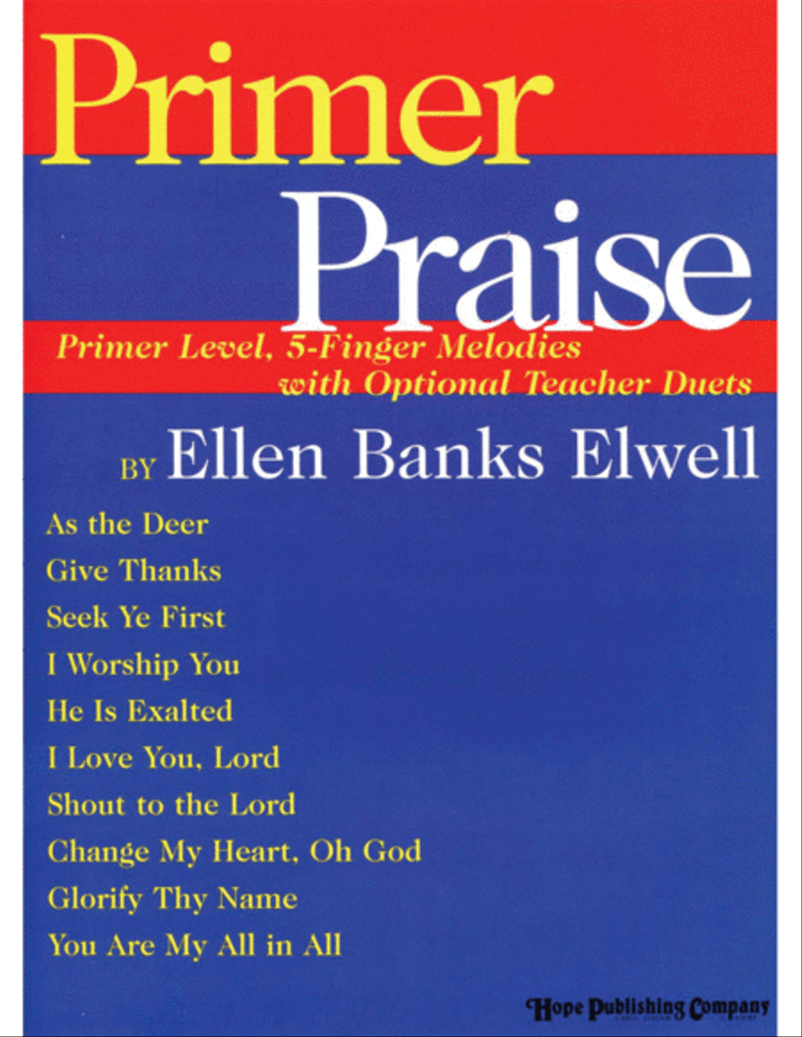 Primer Praise Piano Solo scores gallery preview page 1