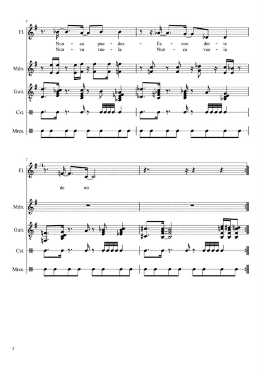 La Ladrona de Corazones La Ladrona de Corazones Small Ensemble scores gallery preview page 2