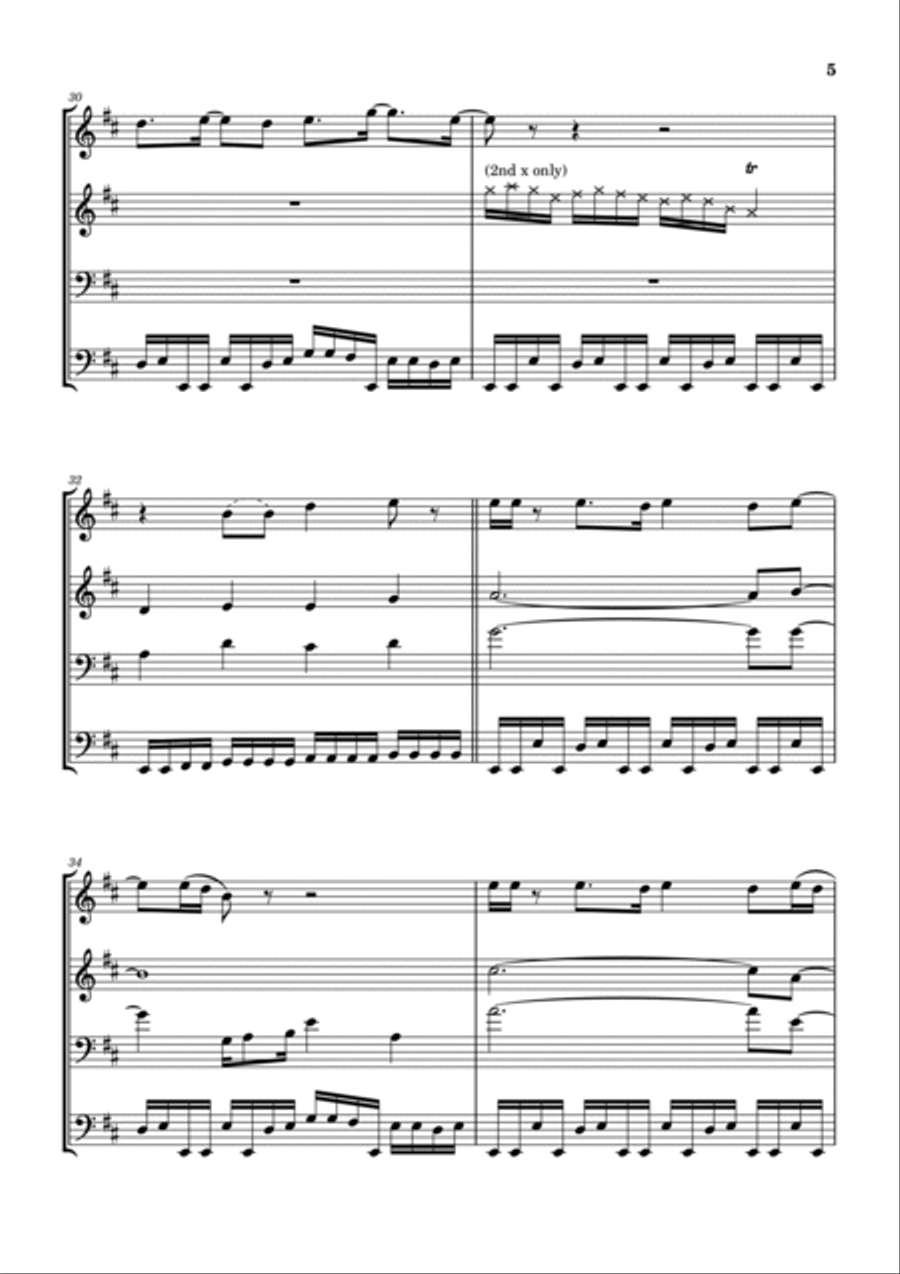 Raging Waters Brass Ensemble scores gallery preview page 6