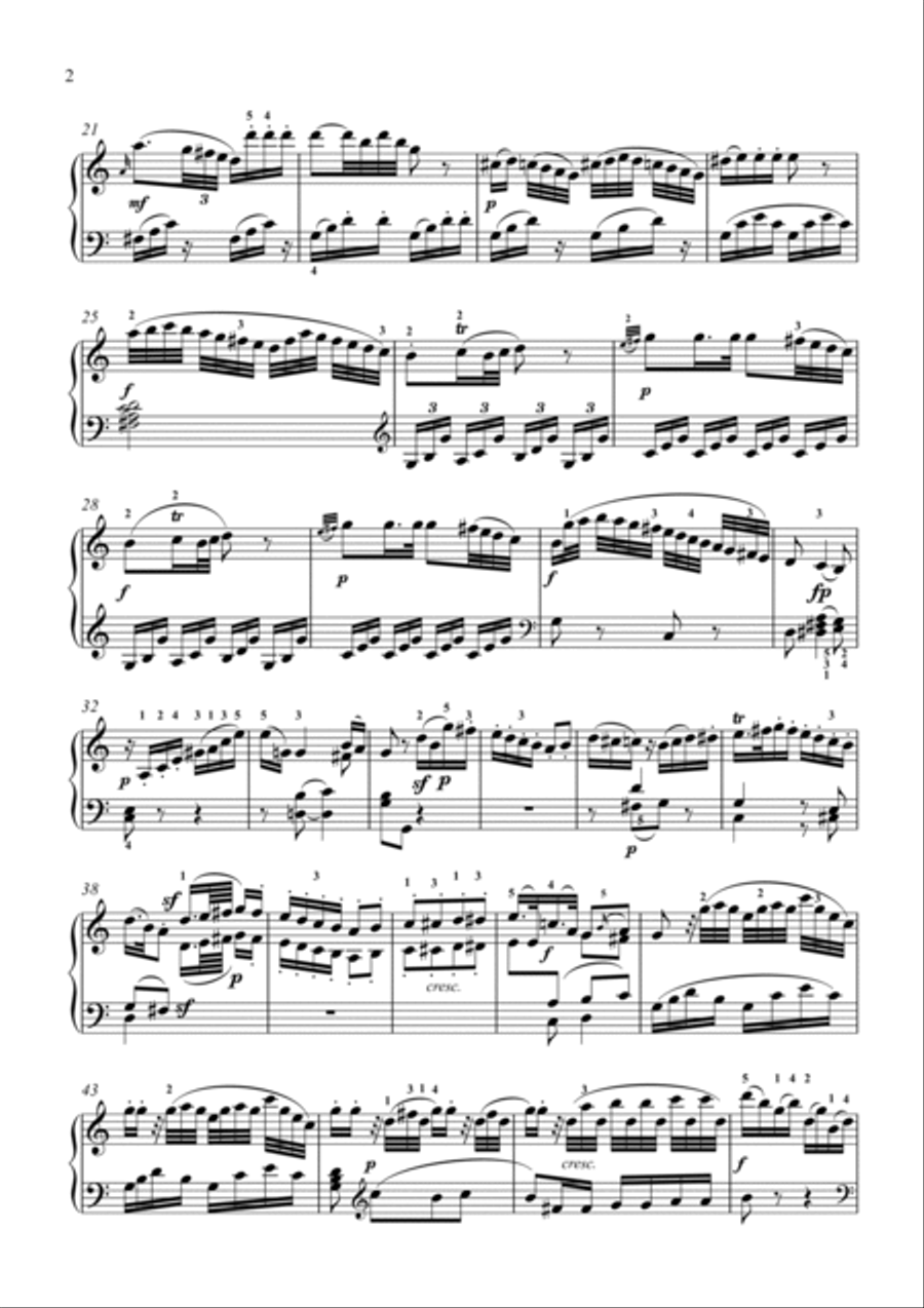 Mozart-Piano Sonata No.10 in C major, K.330 Mozart-Piano Sonata No.10 in C major, K.330 Piano Solo scores gallery preview page 3
