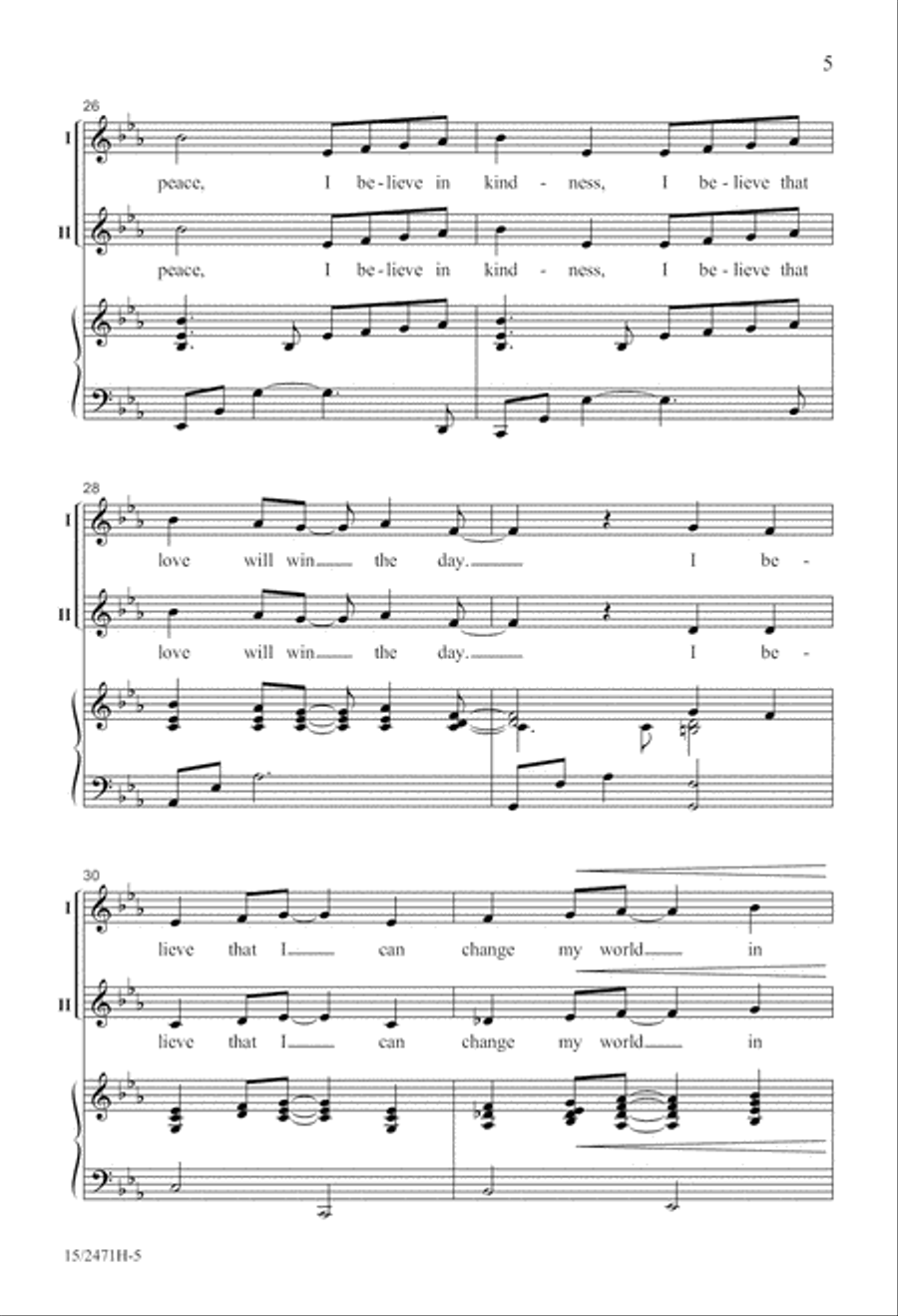 I Believe SSA scores gallery preview page 6