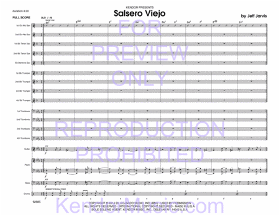 Salsero Viejo Jazz Ensemble scores gallery preview page 2