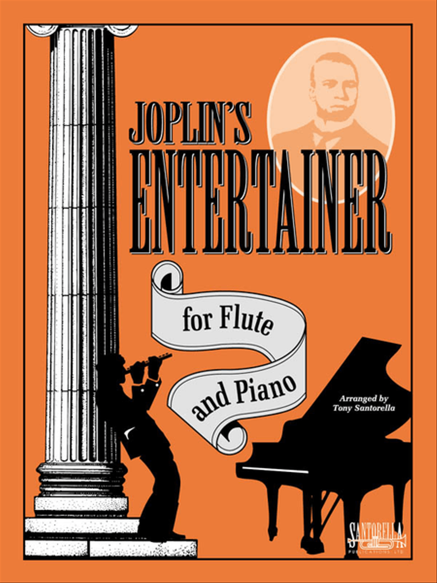 Joplin's Entertainer for Flute and Piano Flute Solo scores gallery preview page 1