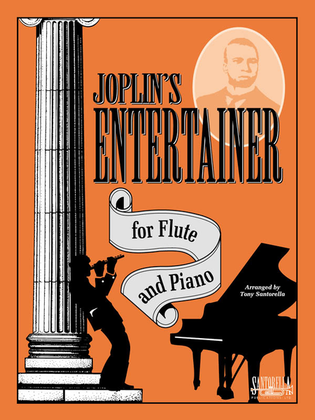 Book cover for Joplin's Entertainer for Flute and Piano