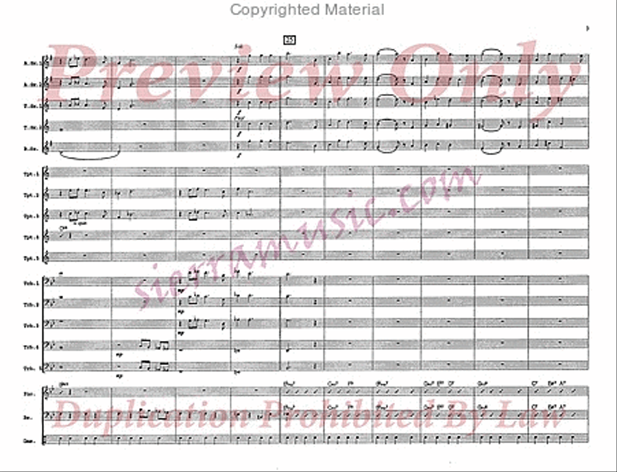 I've Never Been In Love Before Jazz Ensemble scores gallery preview page 4