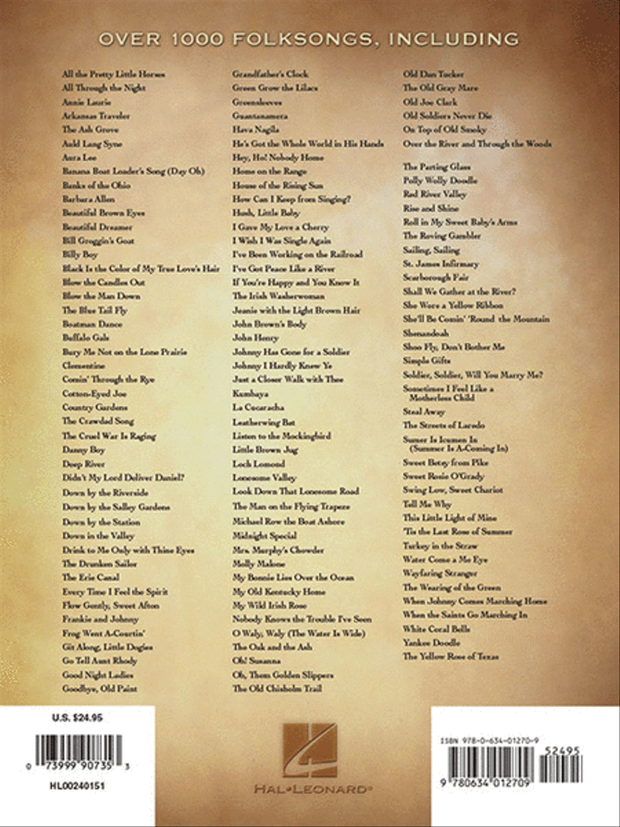 The Folksong Fake Book Piano scores gallery preview page 5