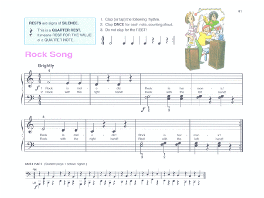 Alfred's Basic Piano Course Lesson Book, Level 1A Piano Method scores gallery preview page 12