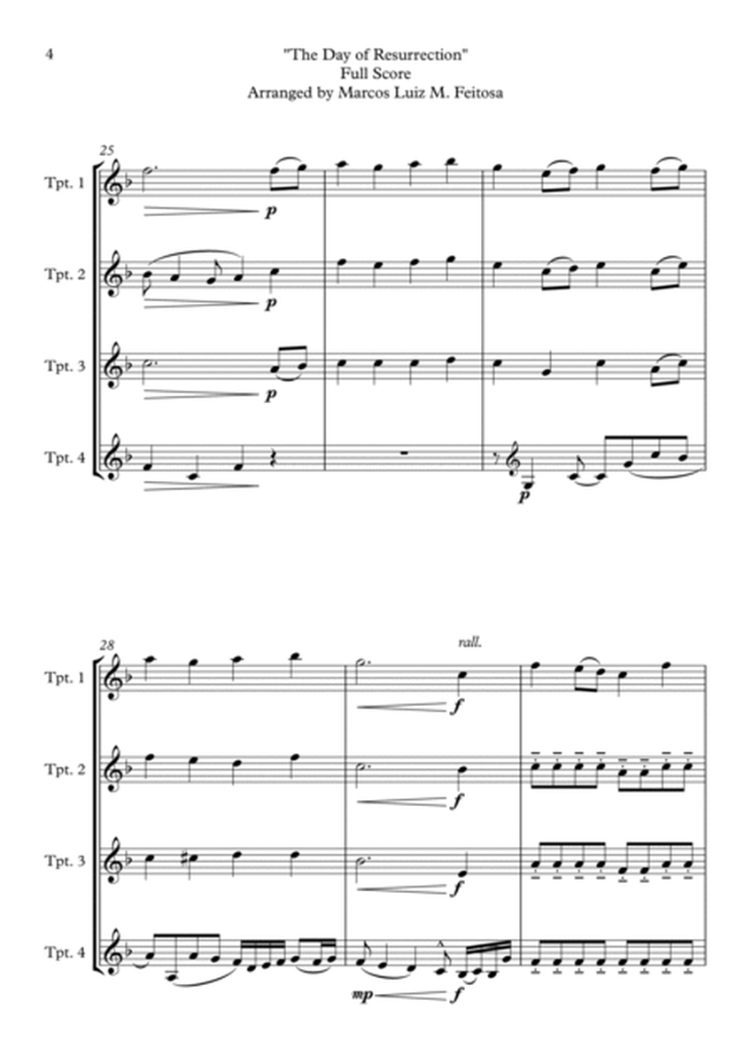 ELLACOMBE (The Day of Resurrection) - Trumpet Quartet image number null