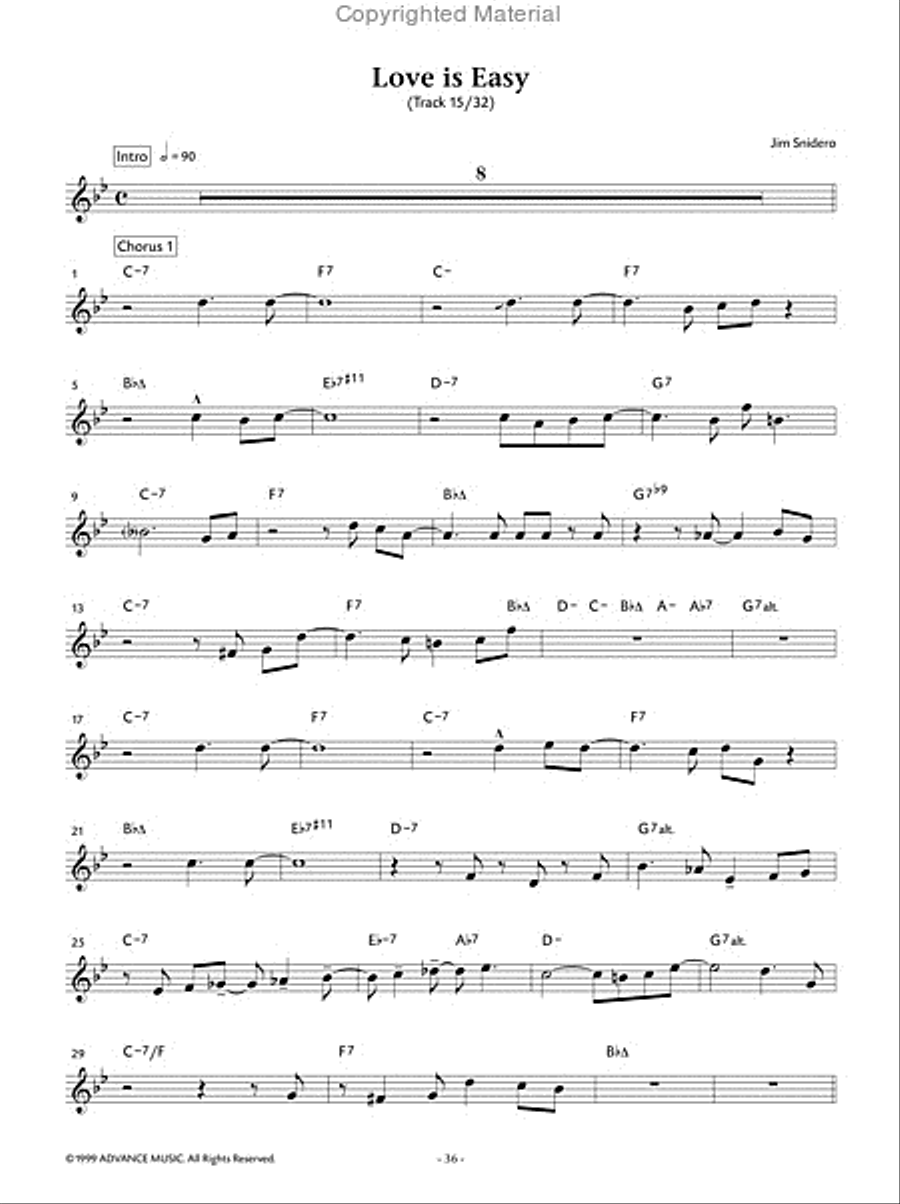 Easy Jazz Conception Tenor Saxophone Tenor Saxophone scores gallery preview page 16