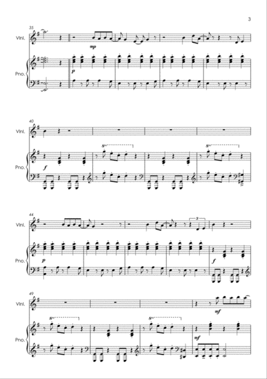 It Must Be Love Violin Solo scores gallery preview page 5