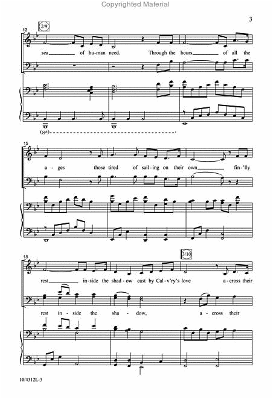 Calvary's Love Calvary's Love 4-Part scores gallery preview page 3