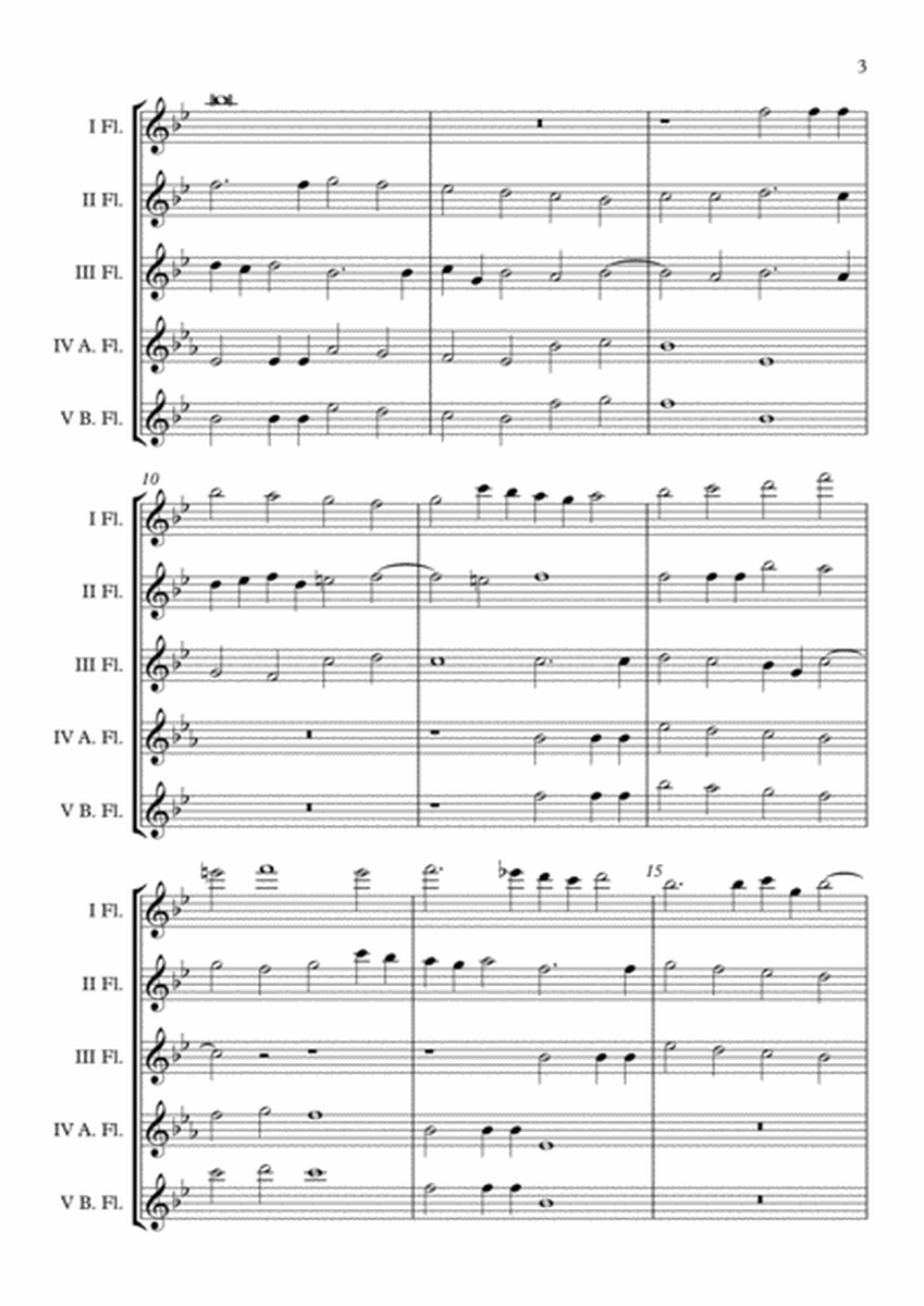 Canzon I a 4 Ch.194 (Giovanni Gabrieli) Flute Choir arr. Adrian Wagner image number null