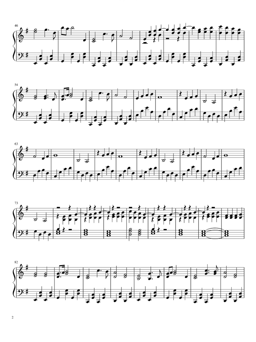 Darkside Easy Piano scores gallery preview page 2