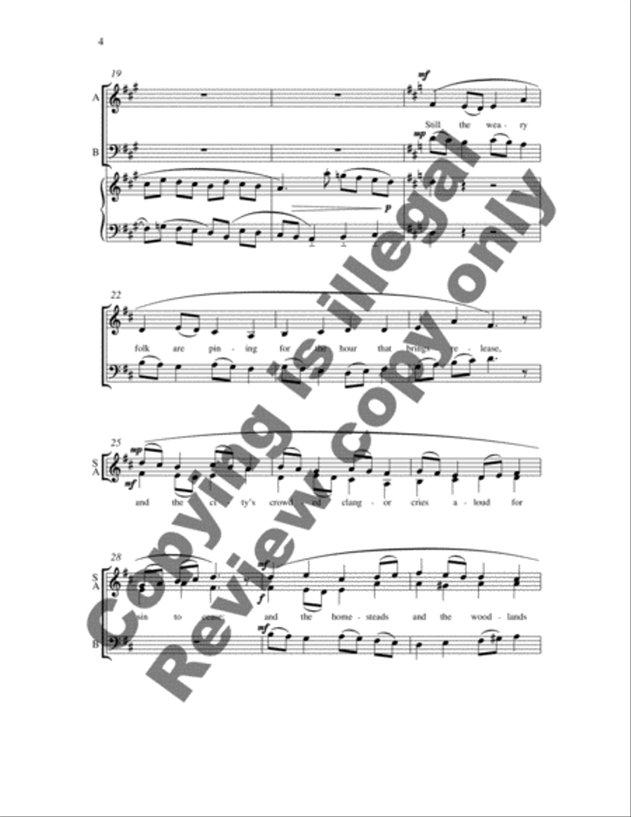 Judge Eternal, Throned in Splendor 3-Part scores gallery preview page 4