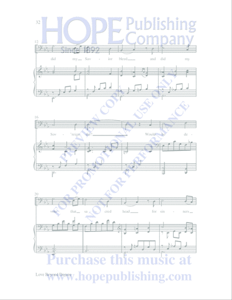 My Savior's Love My Savior's Love Listening CD scores gallery preview page 34