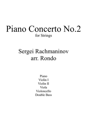 Rachmaninov - Piano Concerto No.2 in c minor - 1st movement with String Quintet