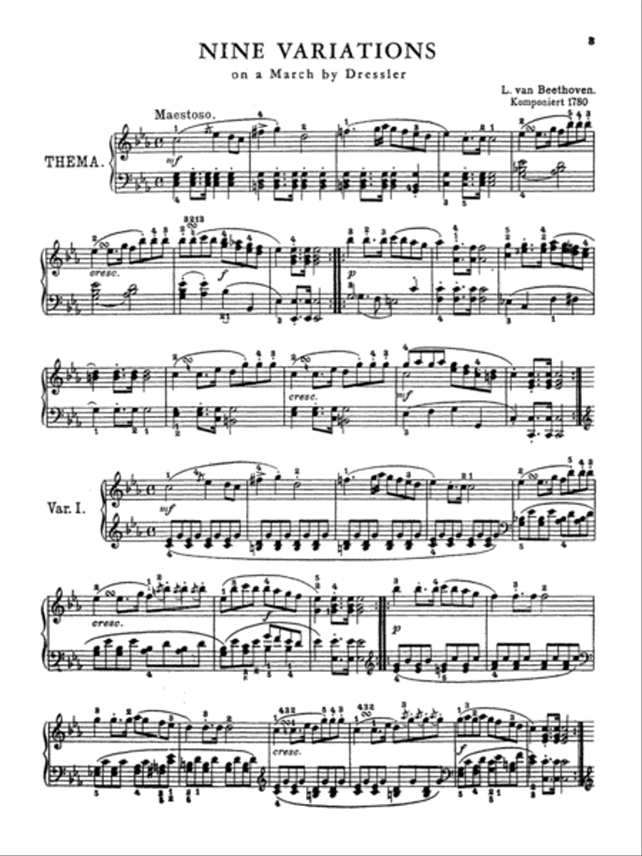 Variations, Volume 2 Piano Solo scores gallery preview page 4