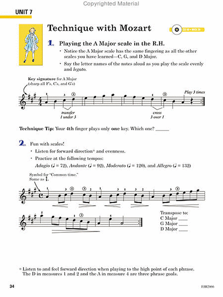 Succeeding at the Piano Lesson and Technique Book, Grade 2B, without CD