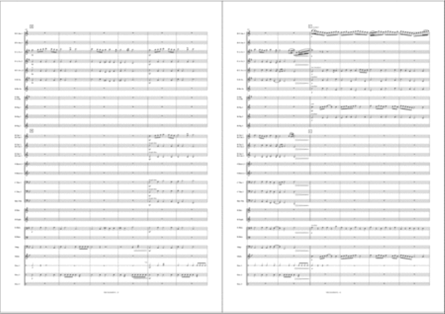 The Danserye Fanfare Band scores gallery preview page 12