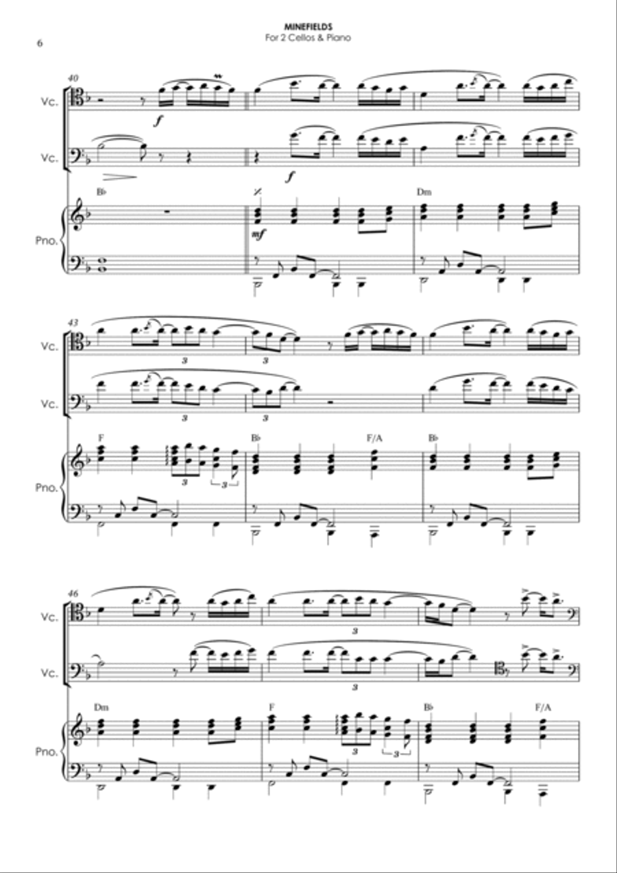 Minefields String Duet scores gallery preview page 6