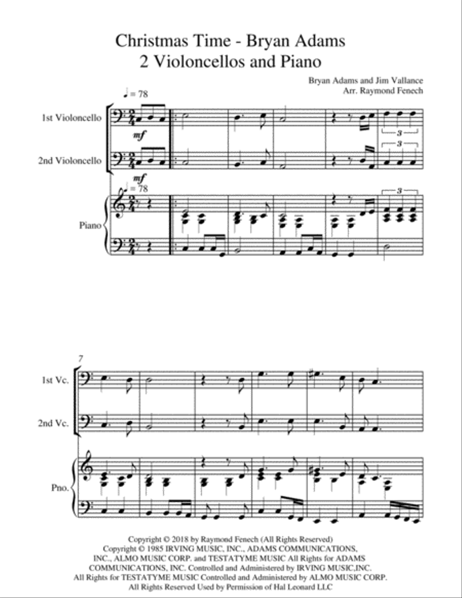 Christmas Time String Duet scores gallery preview page 5
