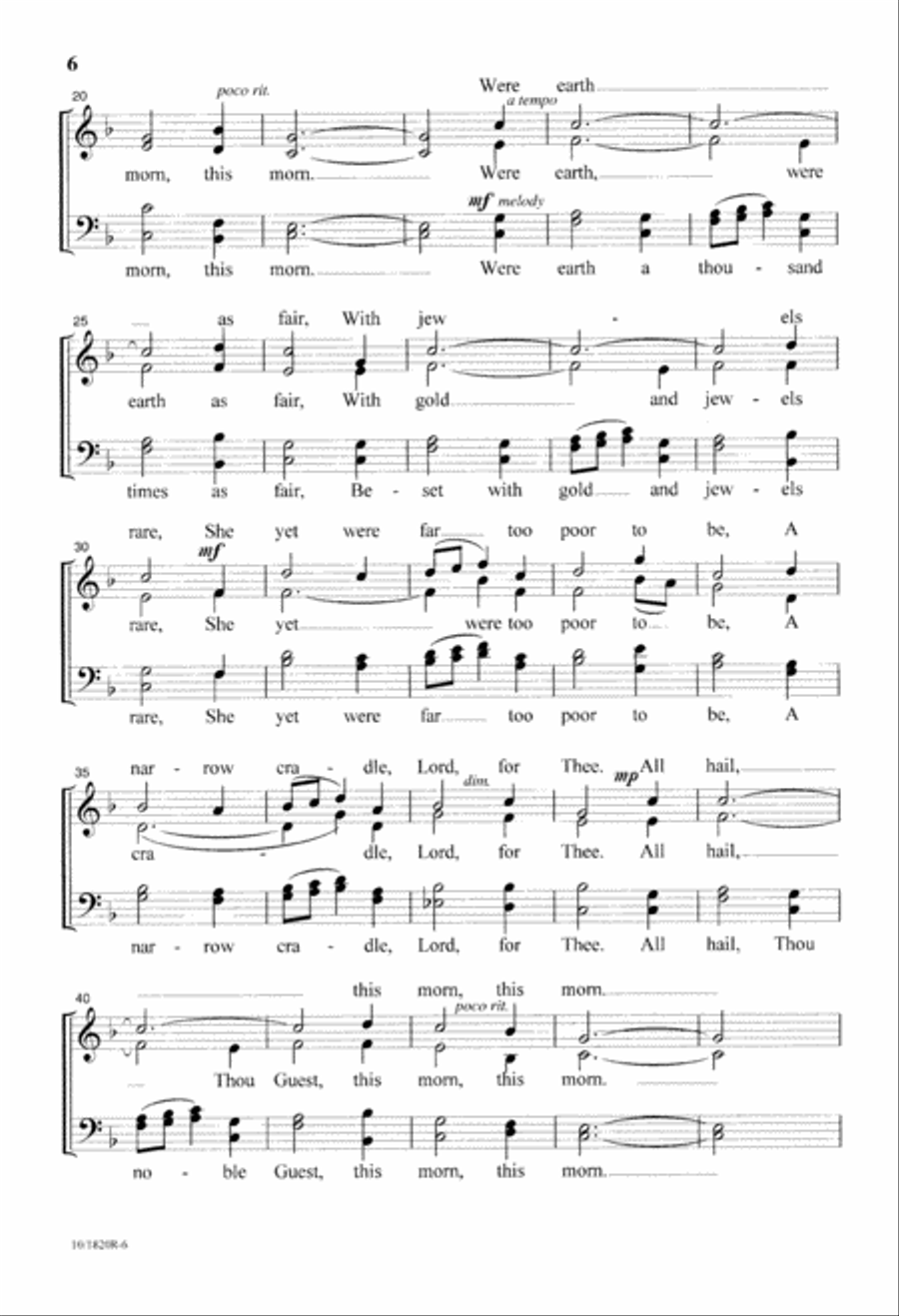Trilogy for the Christ Child Divisi scores gallery preview page 6