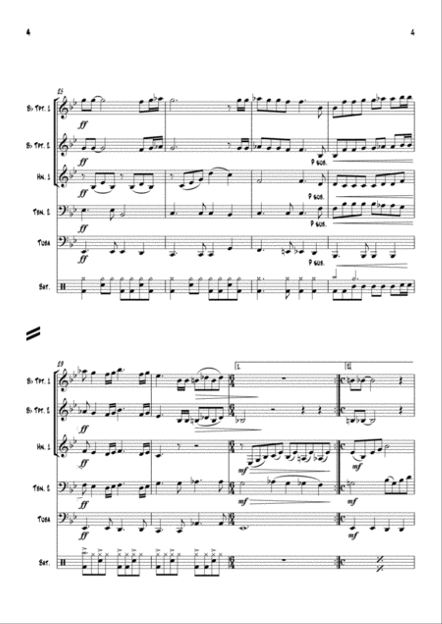 Bohemian Rhapsody Small Ensemble scores gallery preview page 4