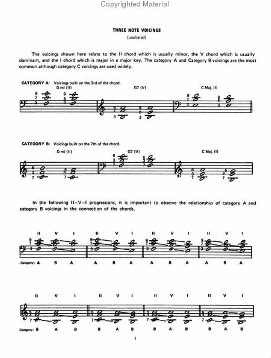 Jazz/Rock Voicings for the Contemporary Keyboard Player