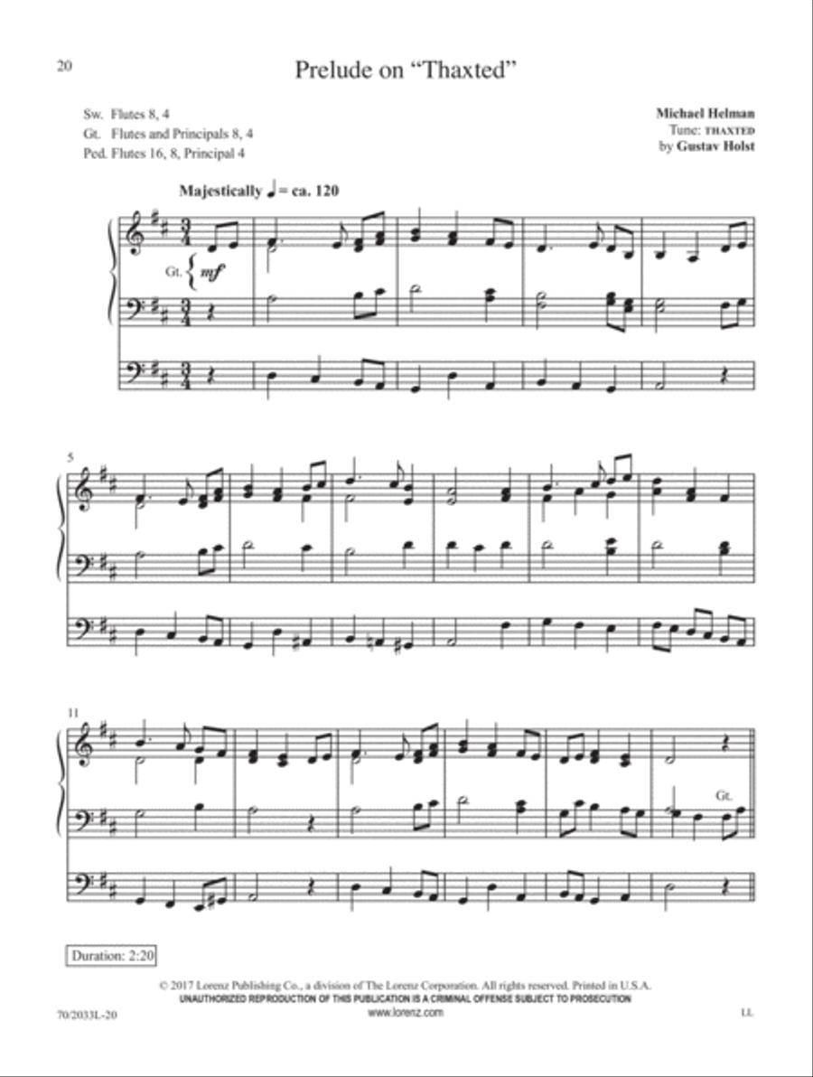 Come, Ye Thankful People, Come! Organ Solo scores gallery preview page 6