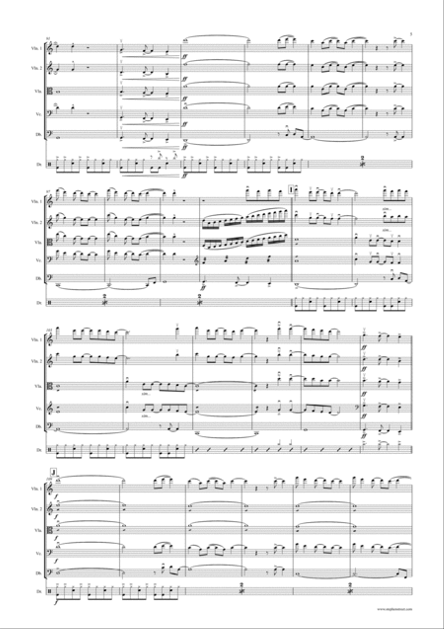 Blinding Lights Small Ensemble scores gallery preview page 5