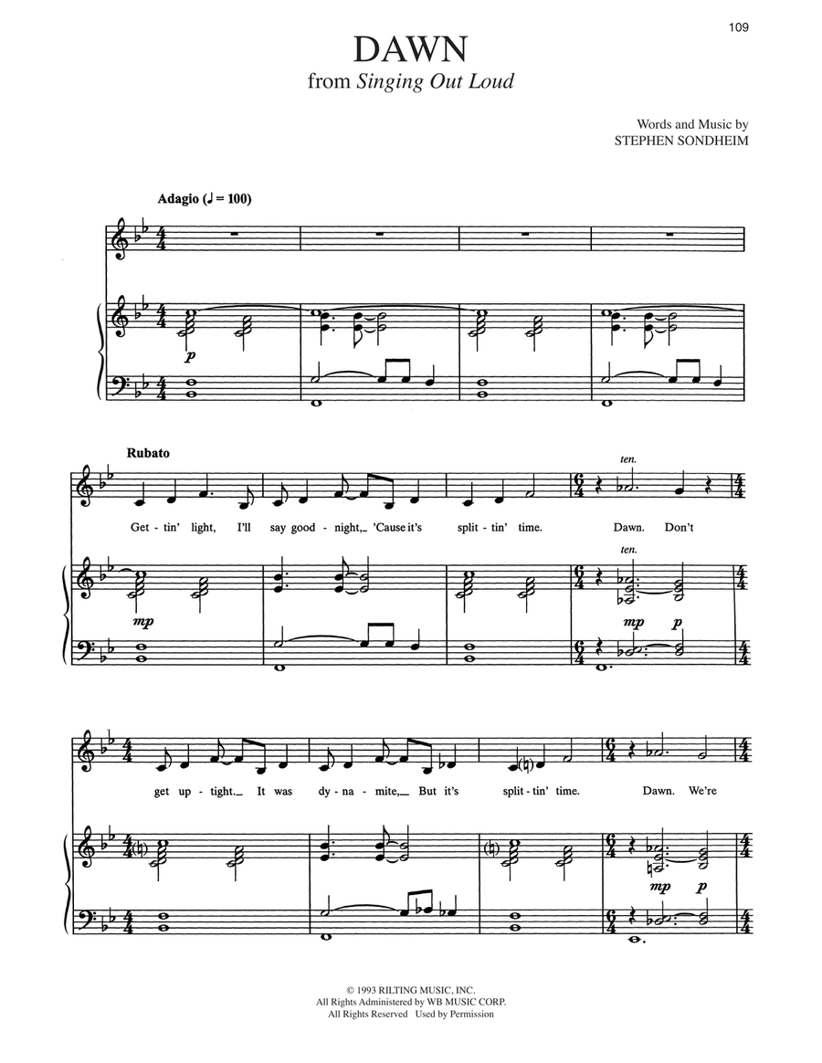 Dawn Voice scores gallery preview page 1