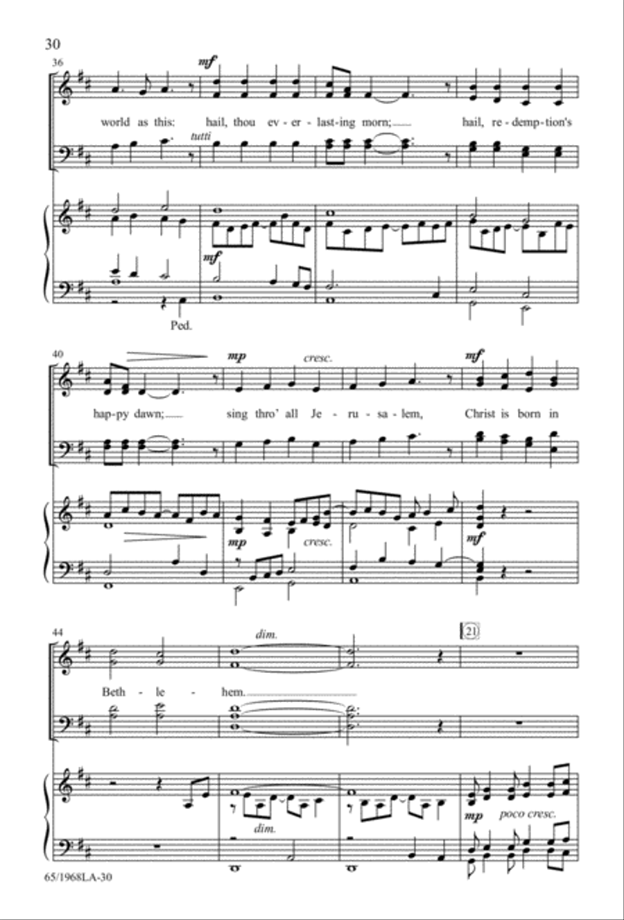 The Word Made Flesh 4-Part scores gallery preview page 32