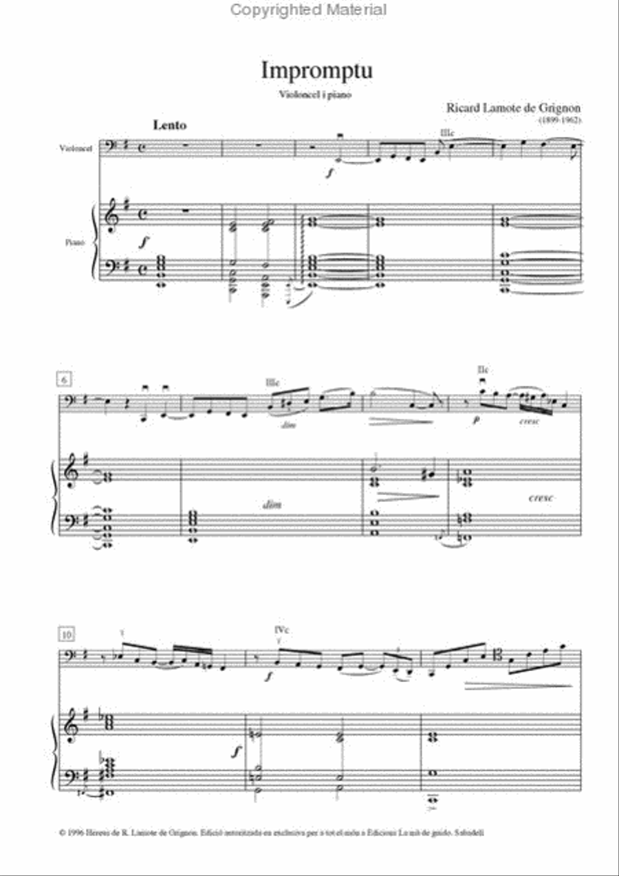 Impromptu Impromptu Piano Accompaniment scores gallery preview page 2