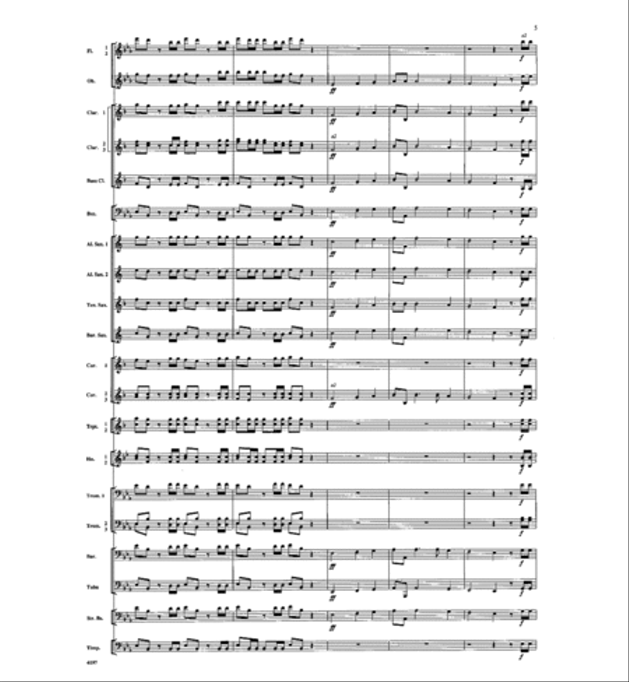 Hallelujah Chorus Hallelujah Chorus Concert Band scores gallery preview page 5
