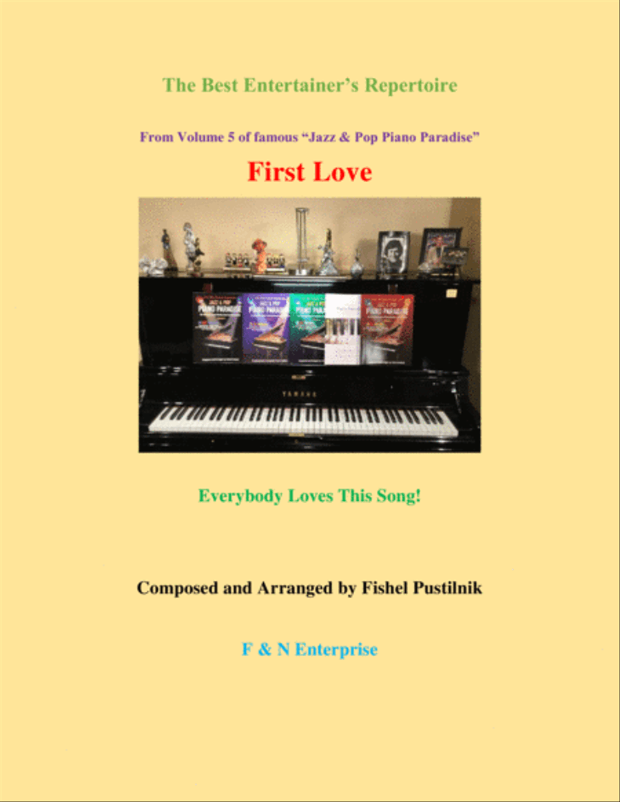 First Love Piano Solo scores gallery preview page 1