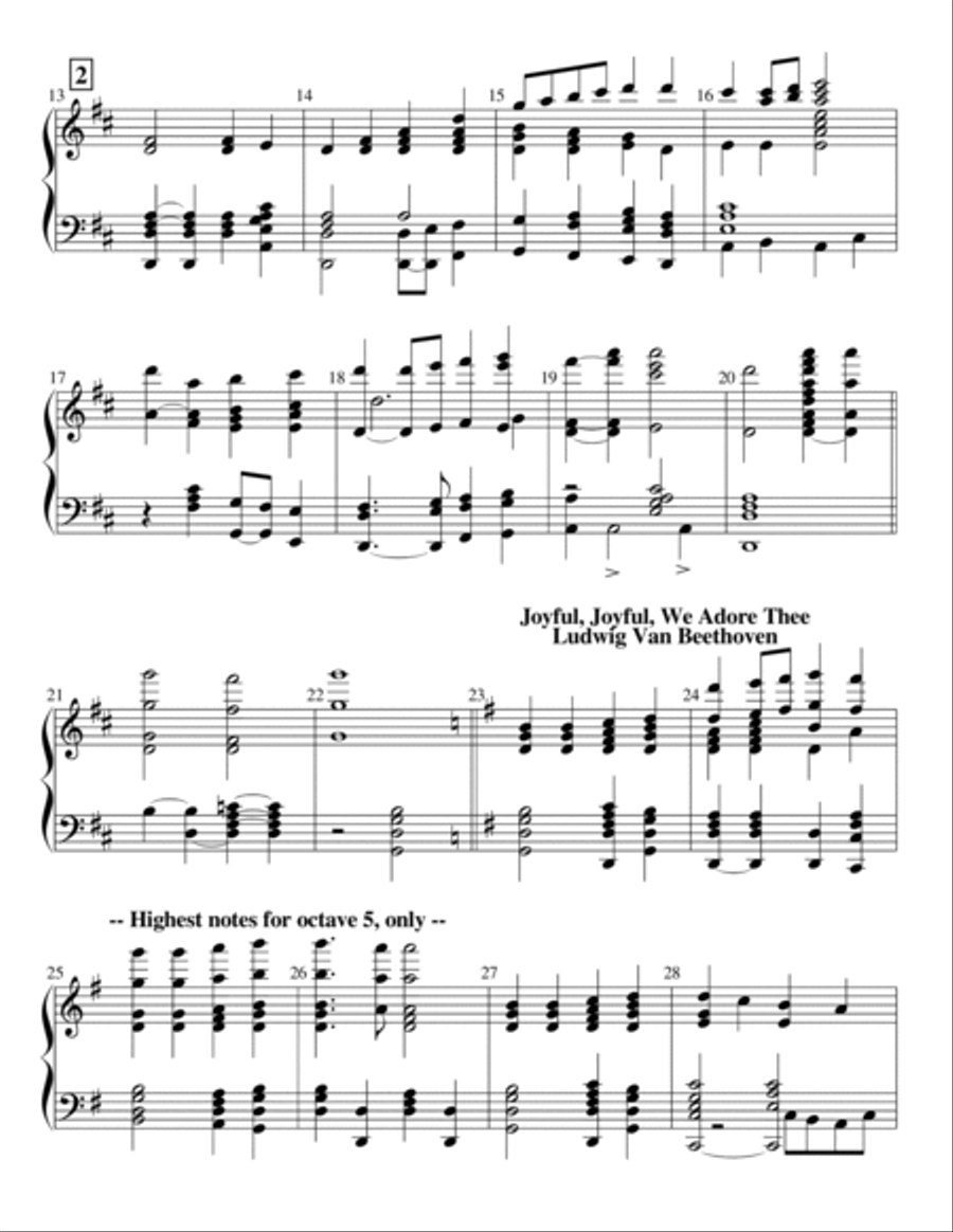 Jesus: Our Joy Handbell Choir scores gallery preview page 2