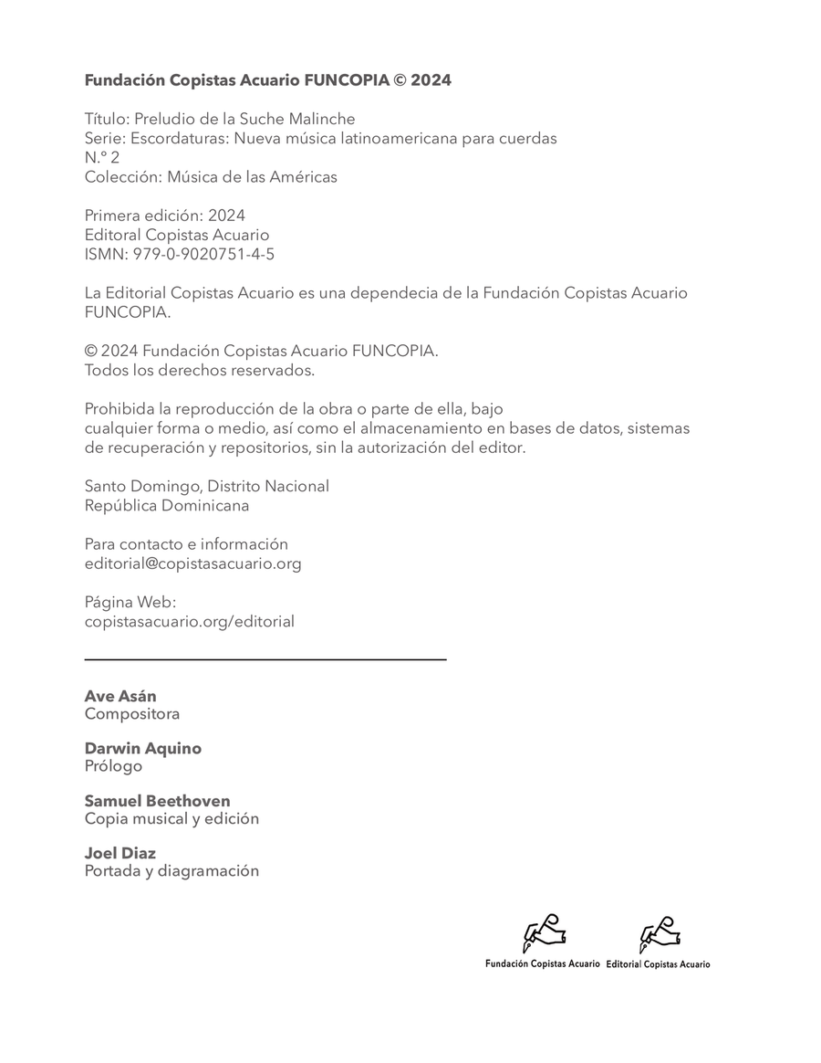 Preludio de la Suche Malinche Chamber Music scores gallery preview page 4