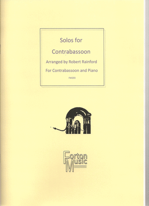 Book cover for Solos for Contrabassoon