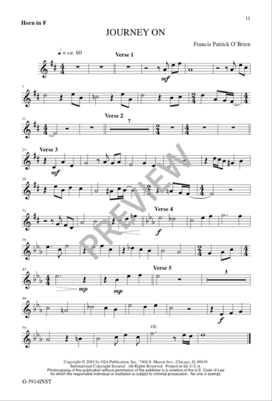 Journey On Journey On 4-Part scores gallery preview page 11