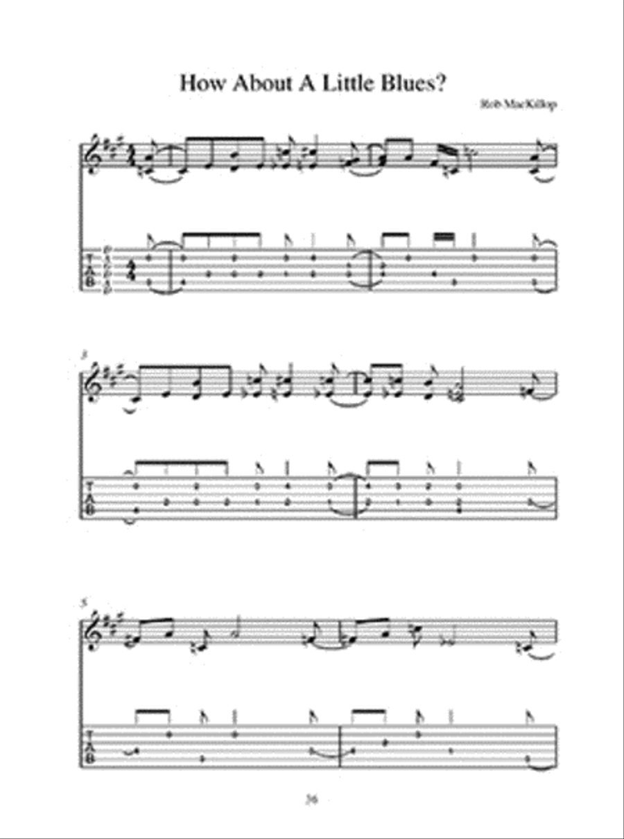 DADGAD Blues Electric Guitar scores gallery preview page 3