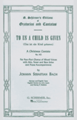 Book cover for Cantata No. 142: Uns ist ein Kind geboren