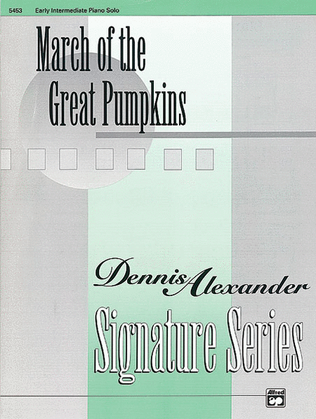 Book cover for March of the Great Pumpkins