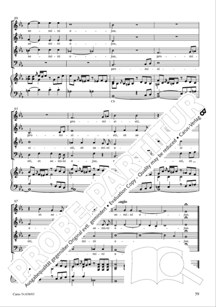 Requiem in B 4-Part scores gallery preview page 64